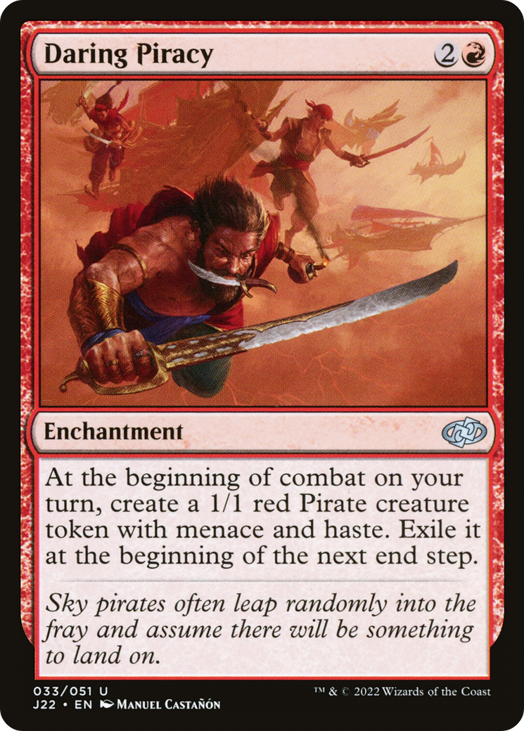 Daring Piracy (J22-033) [Jumpstart 2022] MTG Single Wizards of the Coast