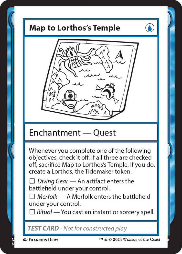Map to Lorthos's Temple (MB2PC-) [Mystery Booster] Mystery Booster 2 MTG Single Wizards of the Coast