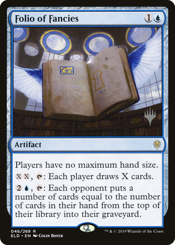 Folio of Fancies (PPELD-046) [Throne of Eldraine Promos] MTG Single Wizards of the Coast