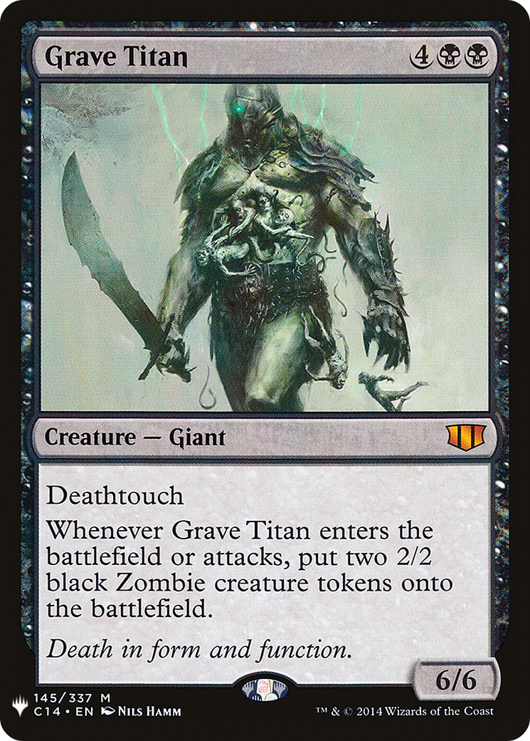 Grave Titan (LIST-145) [Mystery Booster] The List MTG Single Wizards of the Coast