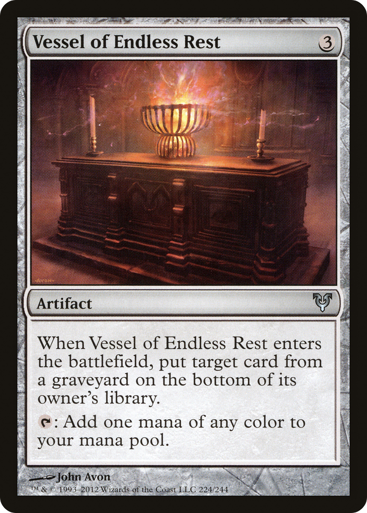 Vessel of Endless Rest (AVR-224) [Avacyn Restored] Foil MTG Single Wizards of the Coast