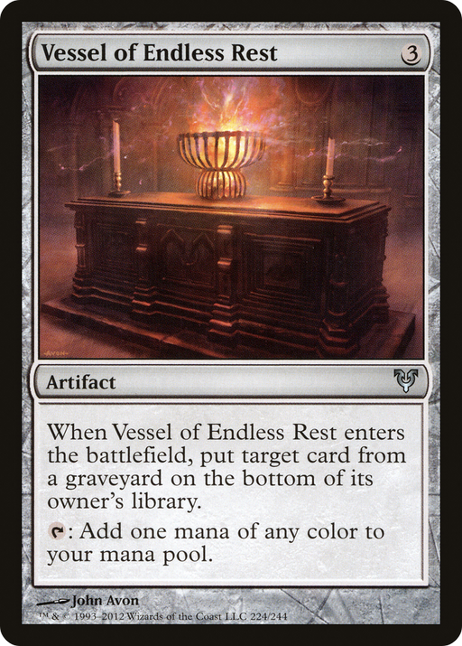 Vessel of Endless Rest (AVR-224) [Avacyn Restored] MTG Single Wizards of the Coast