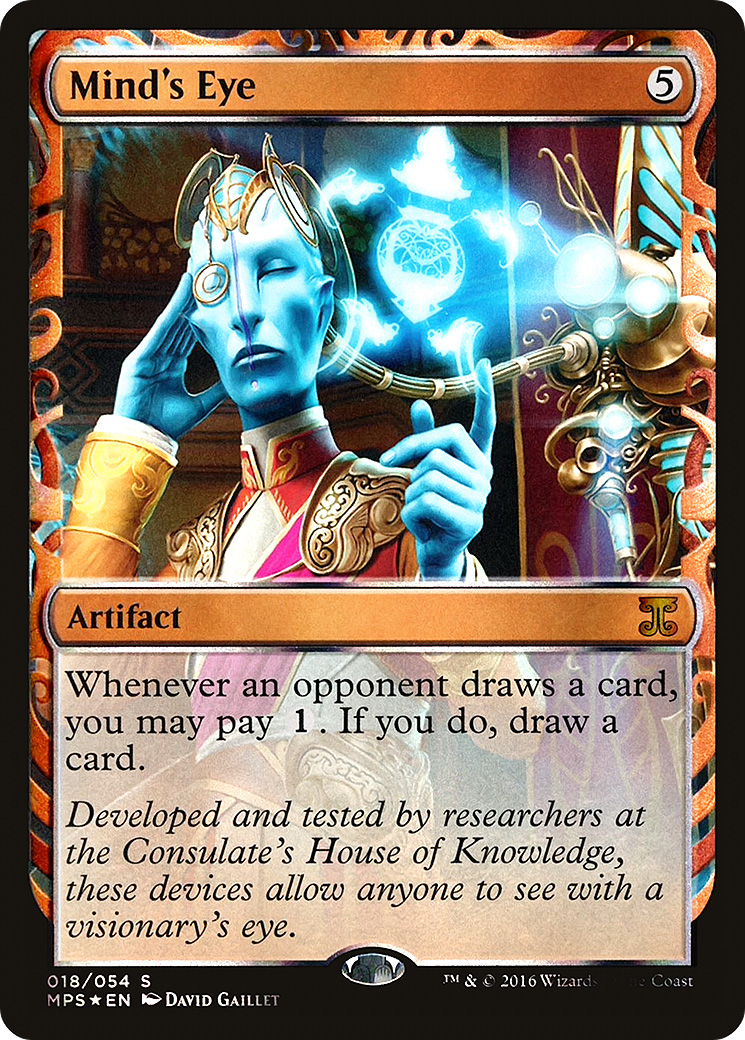 Mind's Eye (MPS-018) [Kaladesh Inventions] Foil MTG Single Wizards of the Coast
