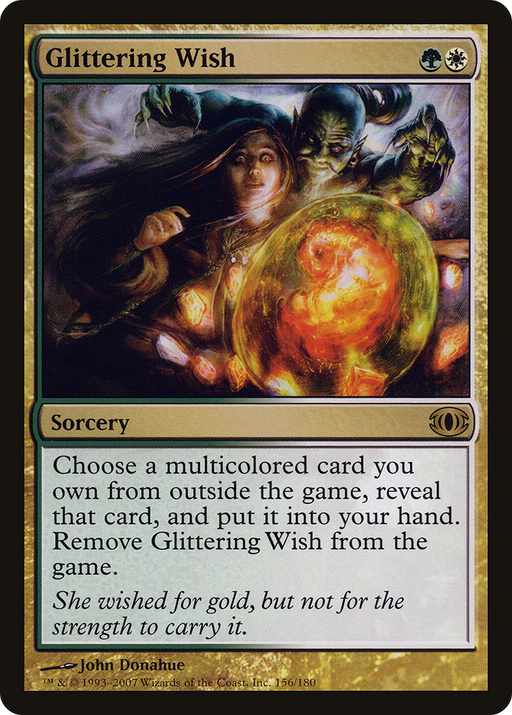 Glittering Wish (FUT-156) [Future Sight] Foil MTG Single Wizards of the Coast