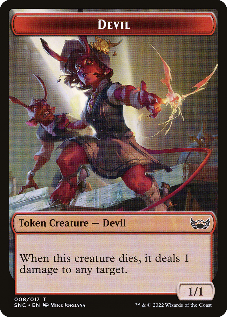 Devil (TSNC-008) [Tokens] Streets of New Capenna Tokens MTG Single Wizards of the Coast