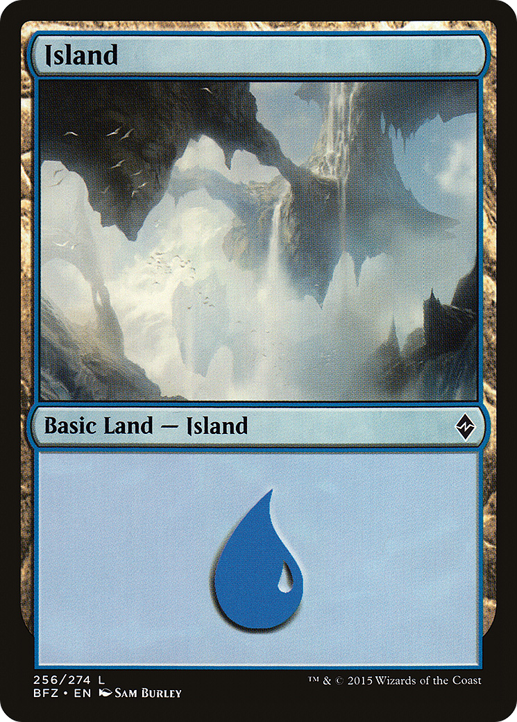 Island (BFZ-256A) [Battle for Zendikar] MTG Single Wizards of the Coast