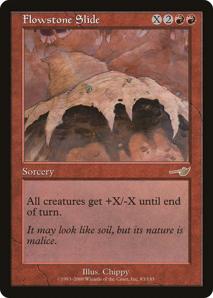 Flowstone Slide (NMS-083) [Nemesis] Foil MTG Single Wizards of the Coast