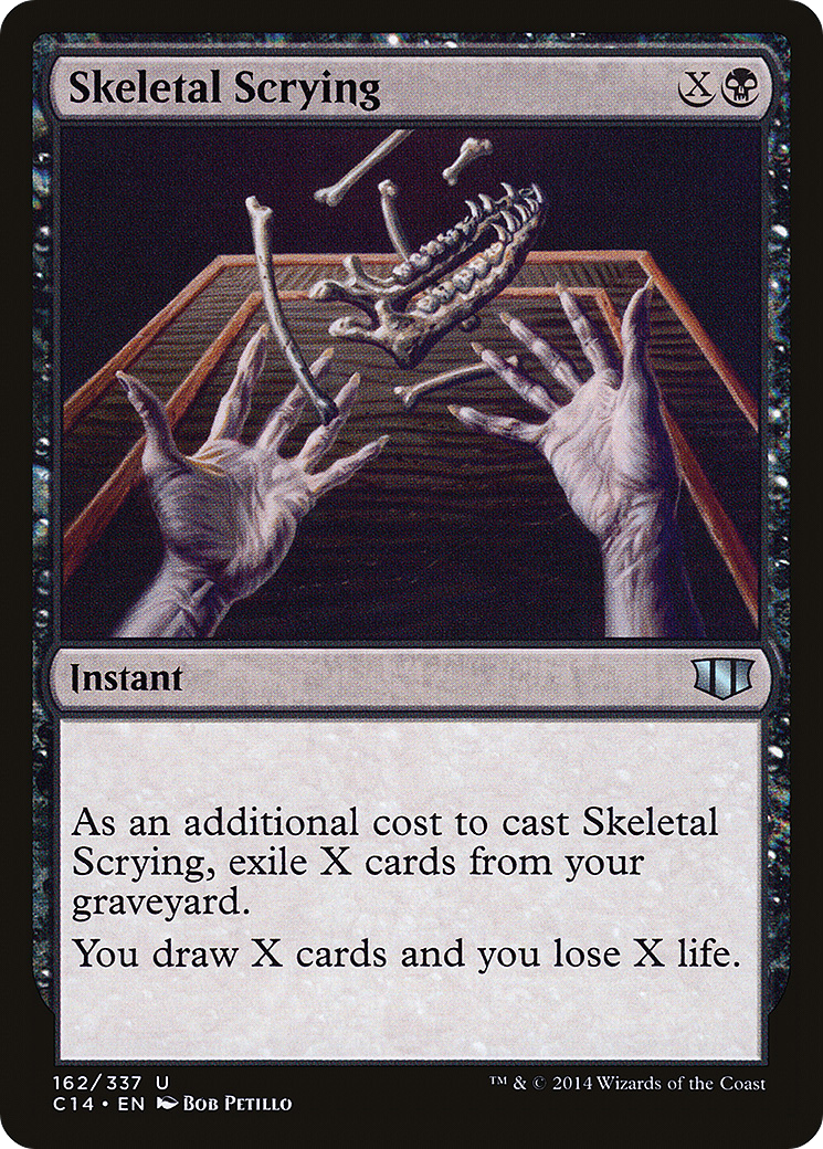 Skeletal Scrying (C14-162) [Commander 2014] MTG Single Wizards of the Coast