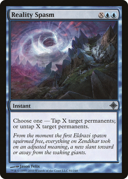 Reality Spasm (ROE-081) [Rise of the Eldrazi] MTG Single Wizards of the Coast