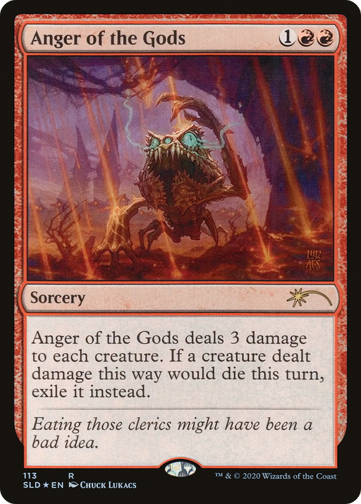 Anger of the Gods (SLD-113) [Secret Lair] Drop Foil MTG Single Wizards of the Coast