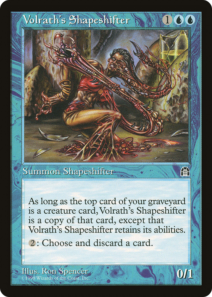 Volrath's Shapeshifter (STH-048) [Stronghold] MTG Single Wizards of the Coast