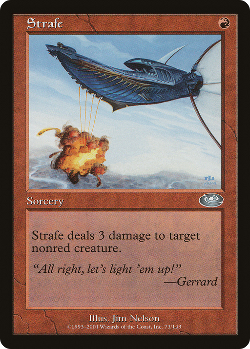 Strafe (PLS-073) [Planeshift] MTG Single Wizards of the Coast