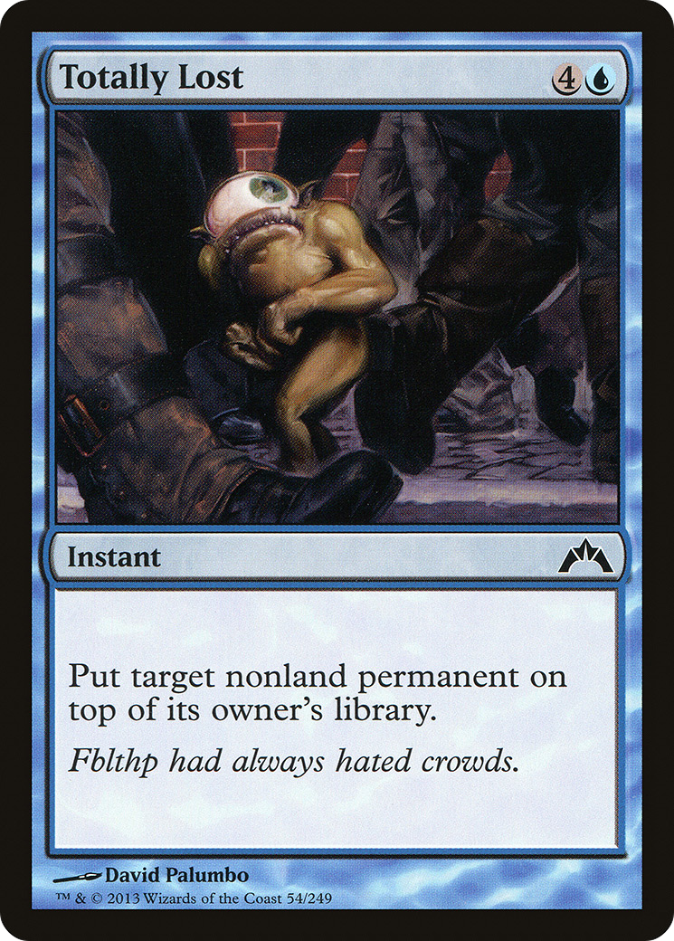 Totally Lost (GTC-054) [Gatecrash] Foil MTG Single Wizards of the Coast