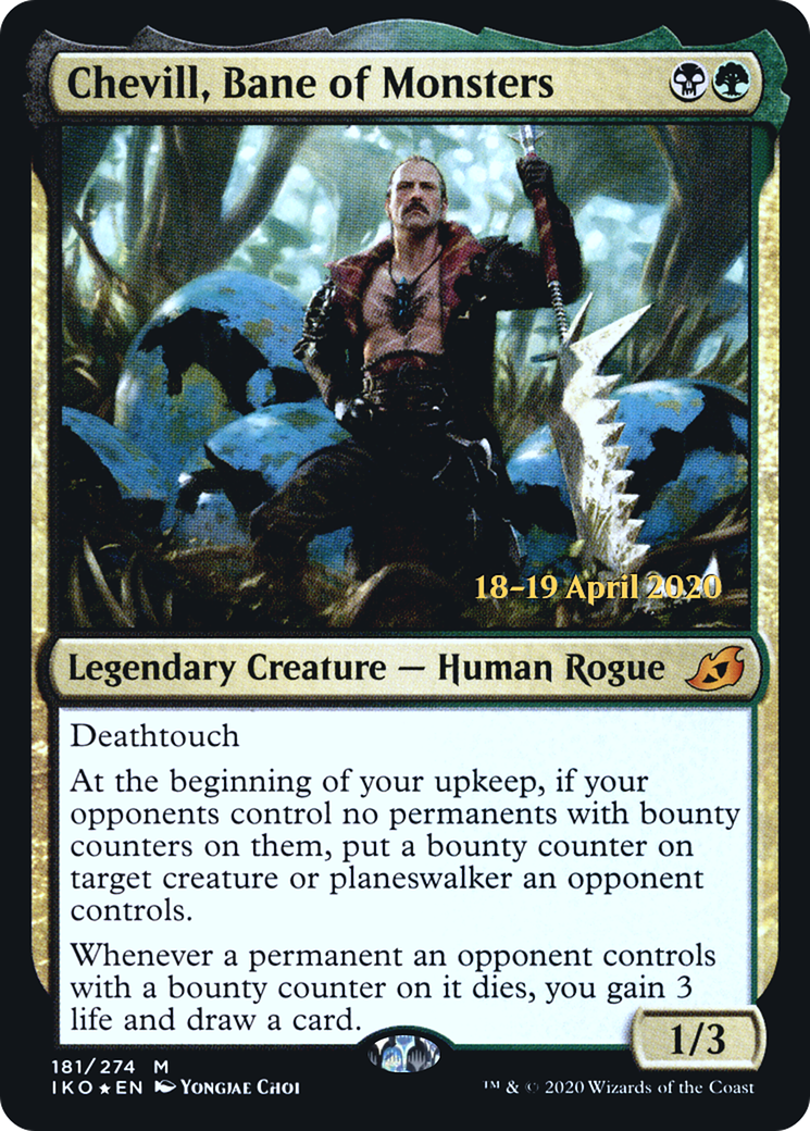 Chevill, Bane of Monsters (PRE-181) [Ikoria: Lair of Behemoths Promos] Foil MTG Single Wizards of the Coast