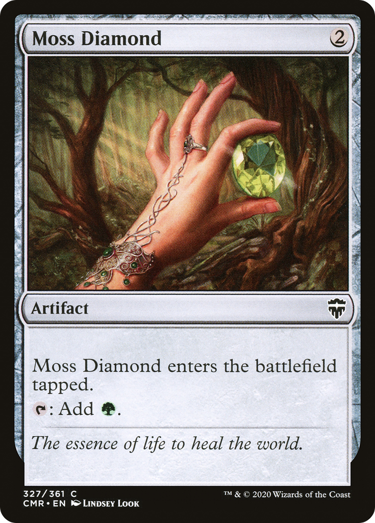 Moss Diamond (CMR-327) [Commander Legends] MTG Single Wizards of the Coast