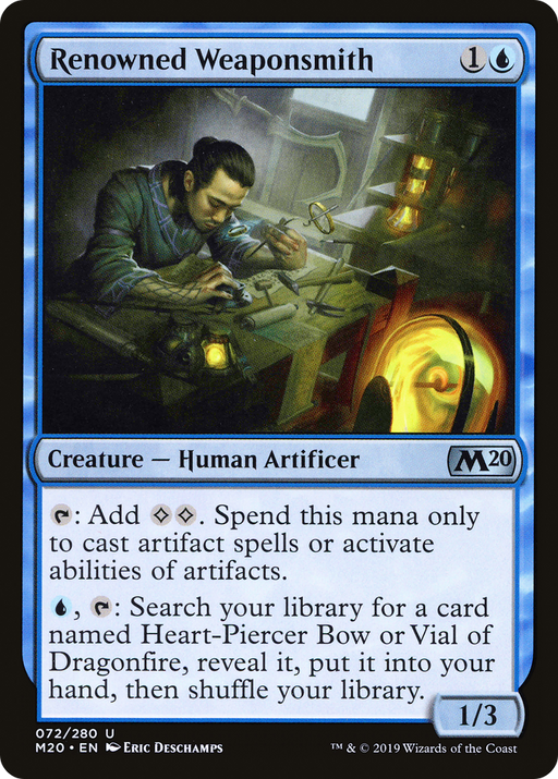Renowned Weaponsmith (M20-072) [Core Set 2020] MTG Single Wizards of the Coast