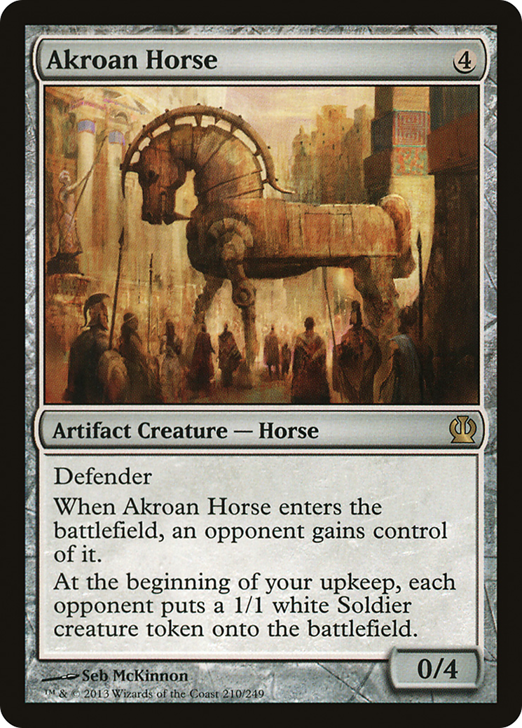 Akroan Horse (THS-210) [Theros] MTG Single Wizards of the Coast