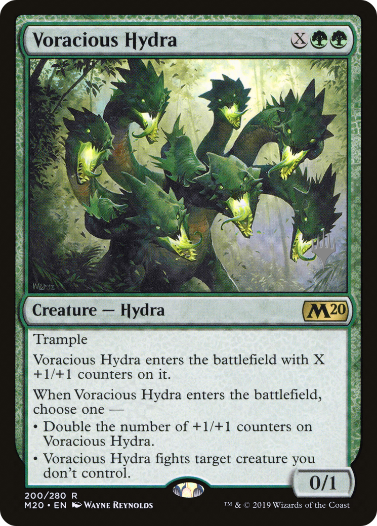 Voracious Hydra (PPM20-200P) [Core Set 2020 Promos] MTG Single Wizards of the Coast