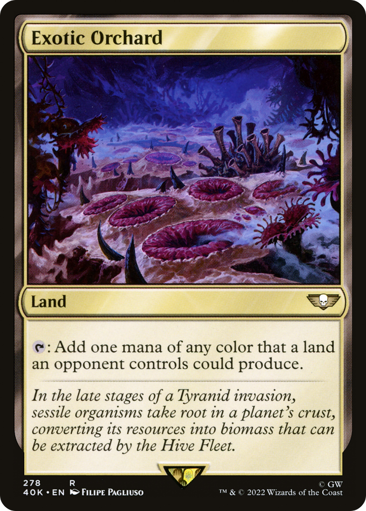 Exotic Orchard (40K-278) [Warhammer 40,000 Commander] MTG Single Wizards of the Coast