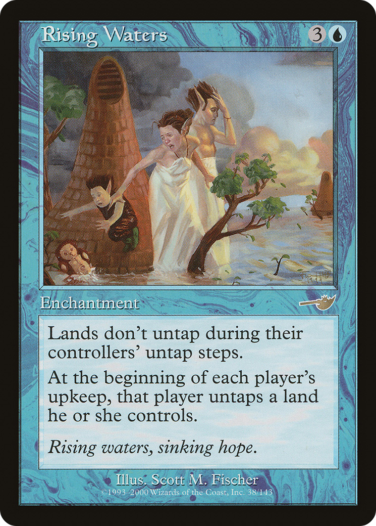 Rising Waters (NMS-038) [Nemesis] Foil MTG Single Wizards of the Coast