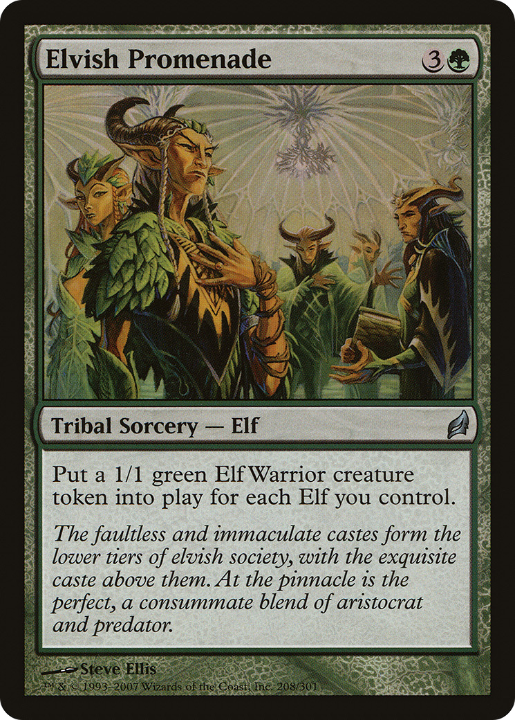 Elvish Promenade (LRW-208) [Lorwyn] Foil MTG Single Wizards of the Coast