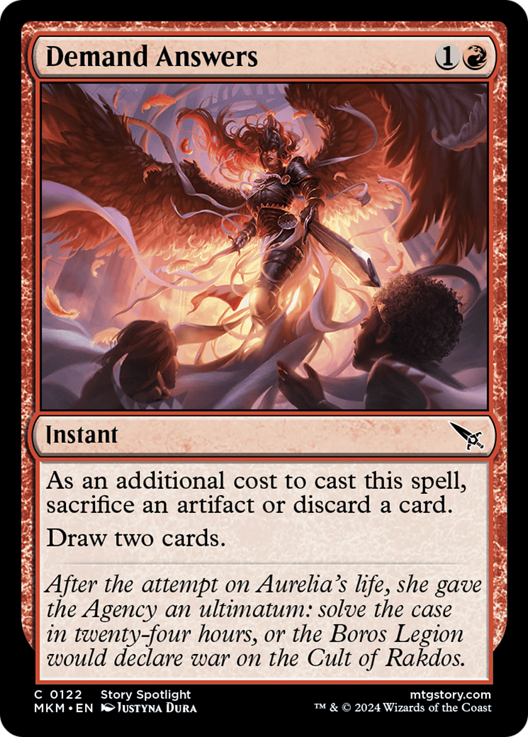 Demand Answers (MKM-122) [Murders at Karlov Manor] MTG Single Wizards of the Coast