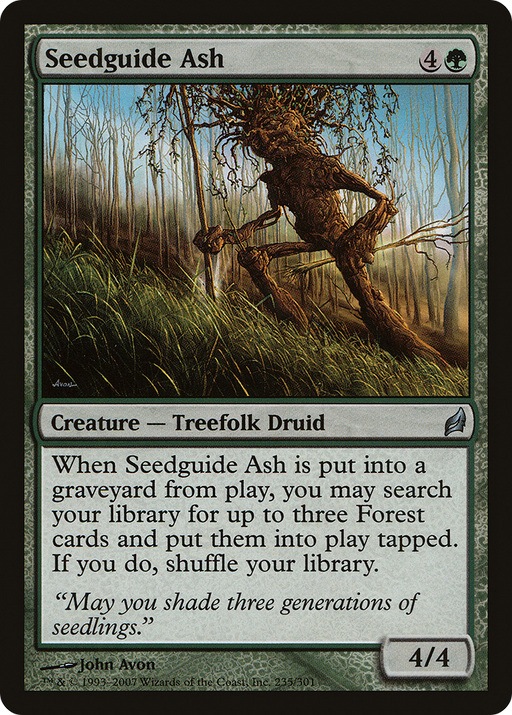 Seedguide Ash (LRW-235) [Lorwyn] Foil MTG Single Wizards of the Coast