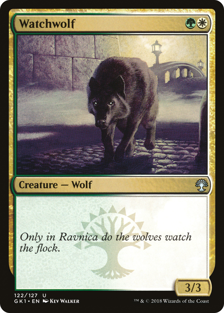Watchwolf (GR1-122) [Misc] GRN Guild Kit MTG Single Wizards of the Coast
