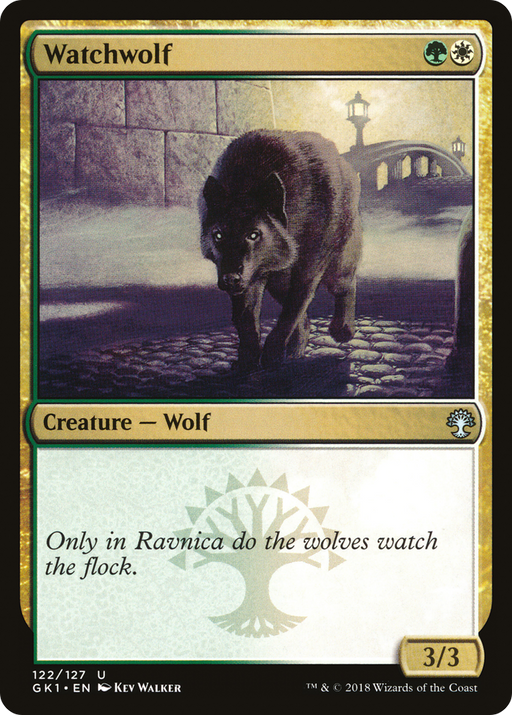 Watchwolf (GR1-122) [Misc] GRN Guild Kit MTG Single Wizards of the Coast