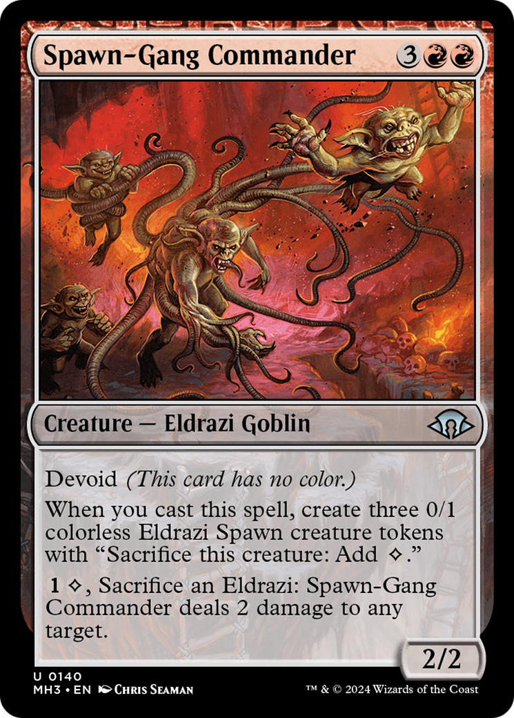 Spawn-Gang Commander (MH3-140) [Modern Horizons 3] MTG Single Modern Horizons 3