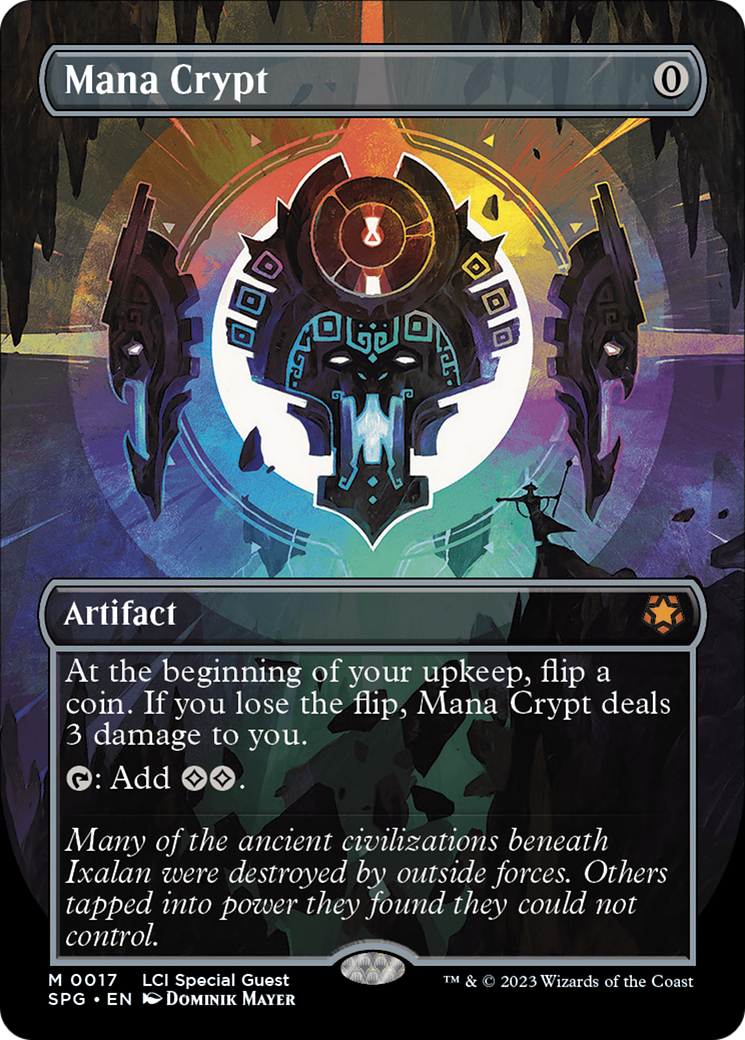Mana Crypt (SPG-017) [Special Guests] (Borderless) MTG Single Wizards of the Coast