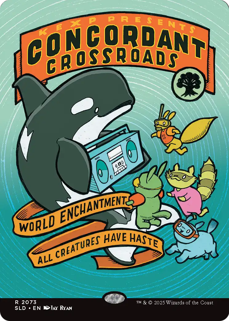 Concordant Crossroads (2073) (SLD-2073) [Secret Lair] Drop (Borderless) MTG Single Wizards of the Coast