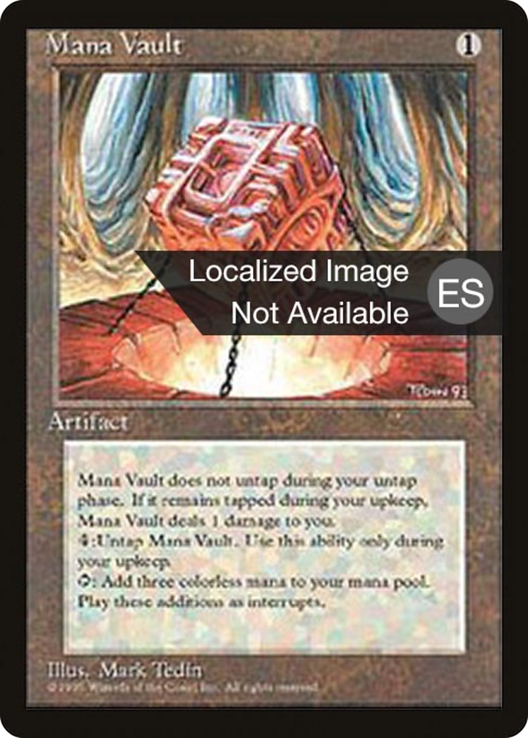 Mana Vault (4BB-334) [Fourth Edition Foreign Black Border] MTG Single Wizards of the Coast