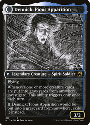 Dennick, Pious Apprentice (MID-317) [Innistrad: Midnight Hunt] (Showcase) MTG Single Wizards of the Coast