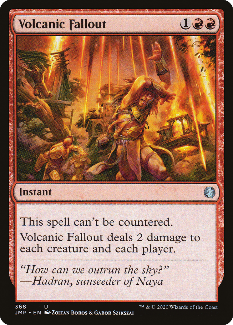 Volcanic Fallout (JMP-368) [Jumpstart] MTG Single Wizards of the Coast