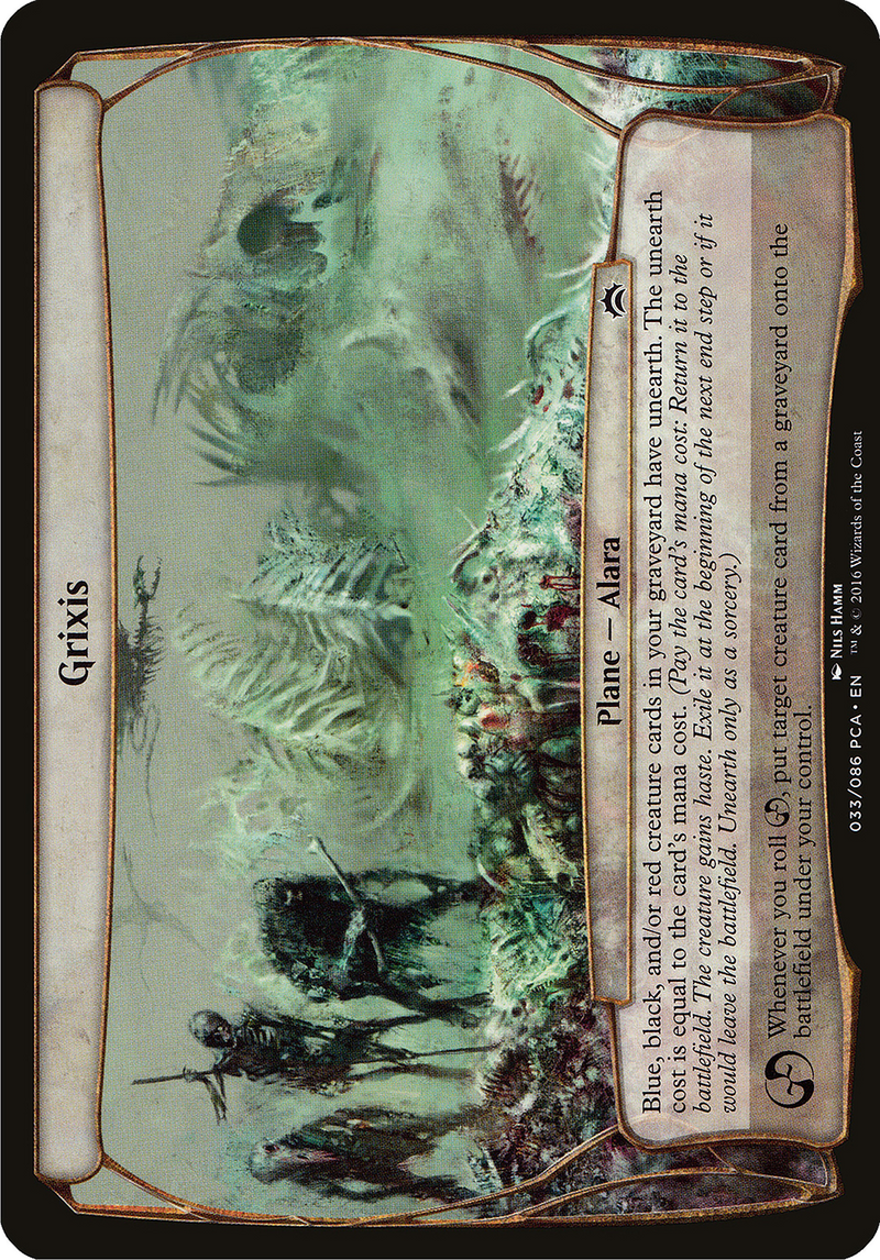 Grixis (Planechase Anthology) (OVER-) [Oversized] Planechase Anthology Planes MTG Single Wizards of the Coast