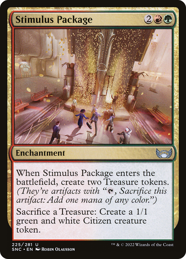 Stimulus Package (SNC-225) [Streets of New Capenna] Foil MTG Single Wizards of the Coast