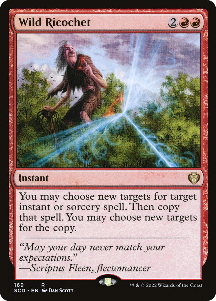 Wild Ricochet (SCD-169) [Starter Commander Decks] MTG Single Wizards of the Coast