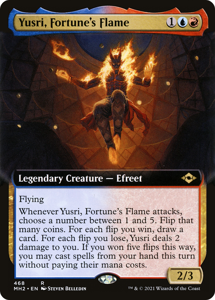 Yusri, Fortune's Flame (MH2-468) [Modern Horizons 2] (Extended Art) MTG Single Modern Horizons 2
