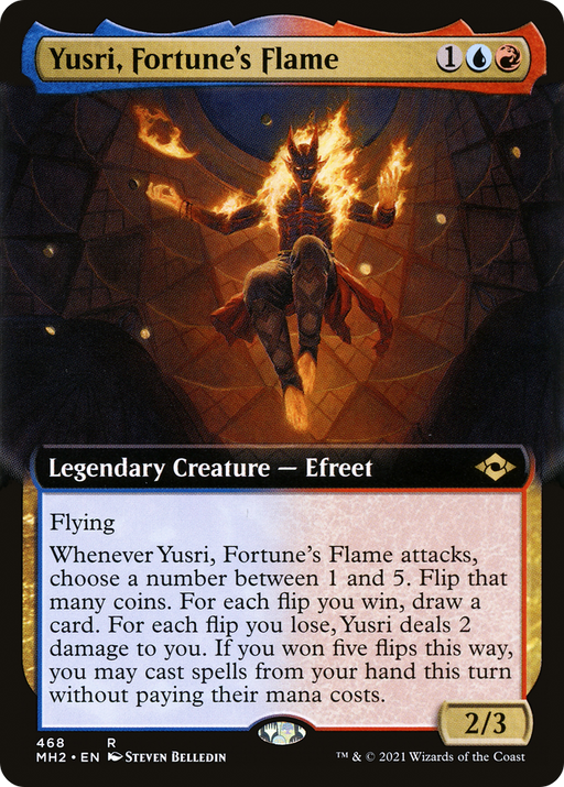 Yusri, Fortune's Flame (MH2-468) [Modern Horizons 2] (Extended Art) MTG Single Modern Horizons 2