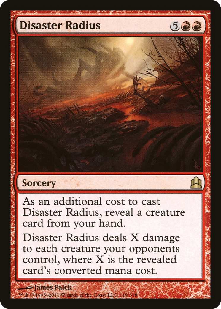 Disaster Radius (CMD-119) [Commander 2011] MTG Single Wizards of the Coast
