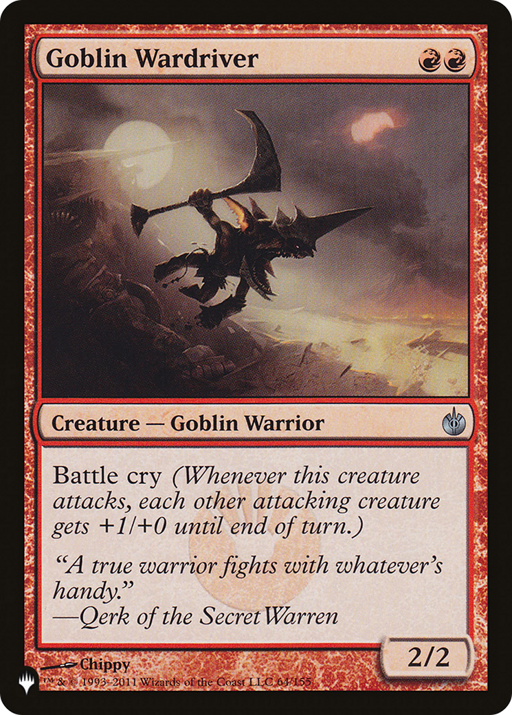 Goblin Wardriver (LIST-MBS-64) [Mystery Booster] The List MTG Single Wizards of the Coast