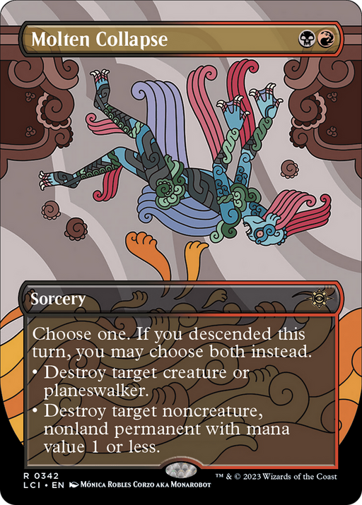Molten Collapse (LCI-342) [The Lost Caverns of Ixalan] (Borderless) MTG Single Wizards of the Coast