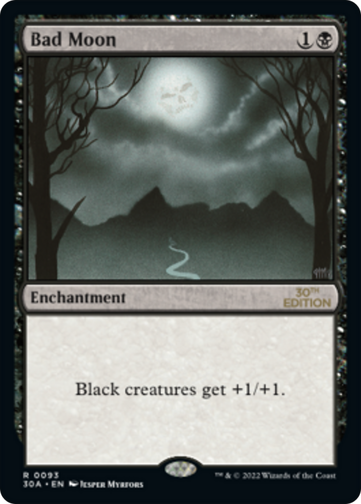 Bad Moon (30A-093) [30th Anniversary Edition] MTG Single Wizards of the Coast