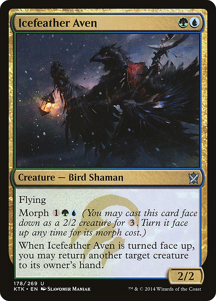 Icefeather Aven (KTK-178) [Khans of Tarkir] MTG Single Wizards of the Coast