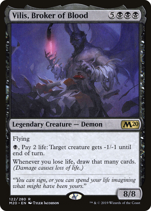 Vilis, Broker of Blood (M20-122) [Core Set 2020] MTG Single Wizards of the Coast
