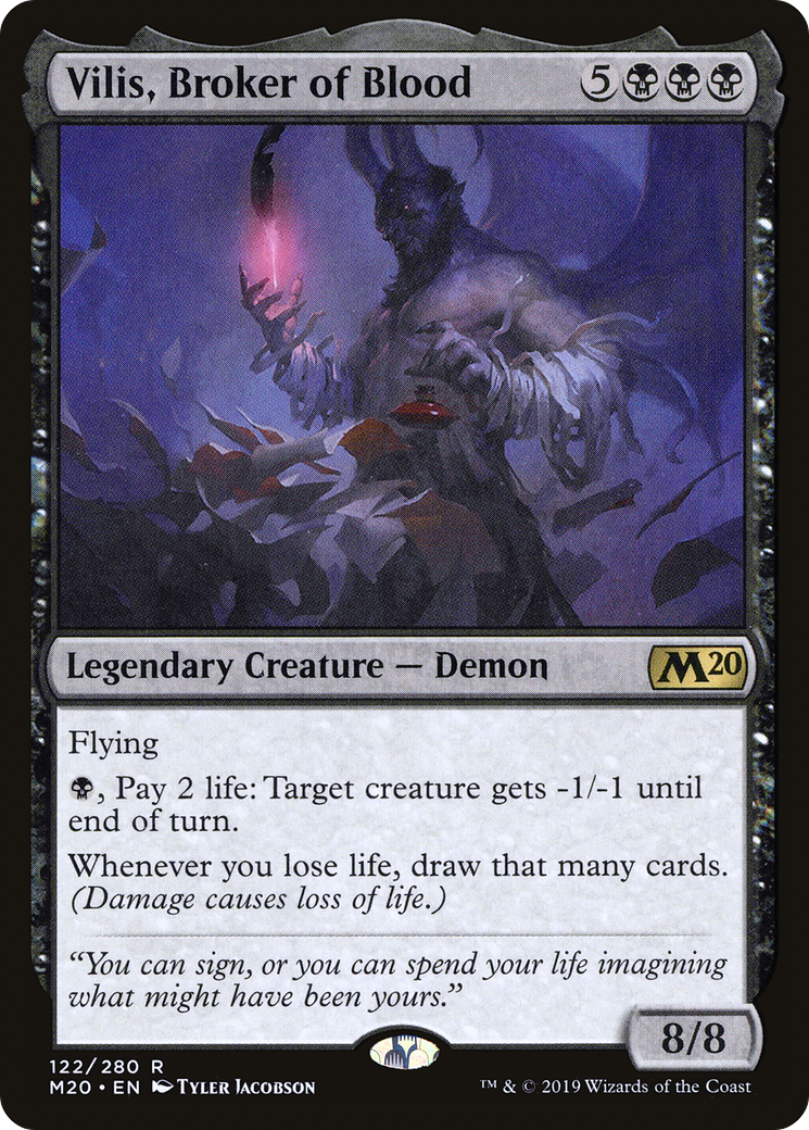 Vilis, Broker of Blood (M20-122) [Core Set 2020] Foil MTG Single Wizards of the Coast