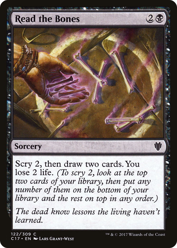 Read the Bones (C17-122) [Commander 2017] MTG Single Wizards of the Coast