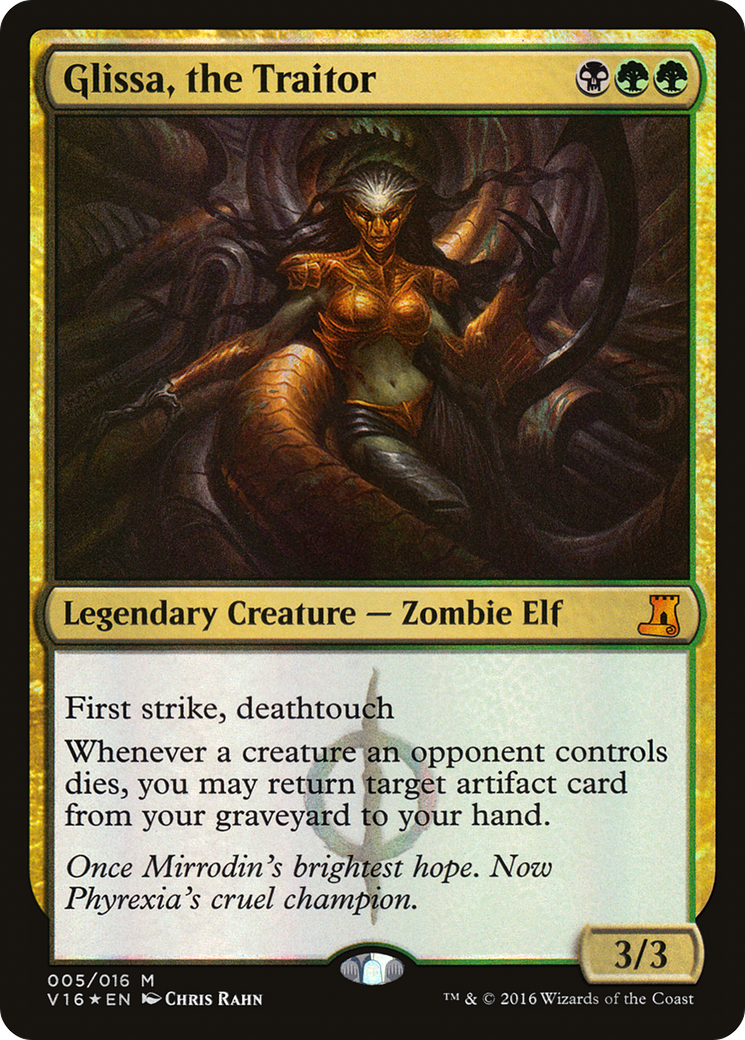 Glissa, the Traitor (V16-005) [Misc] From the Vault: Lore Foil MTG Single Wizards of the Coast