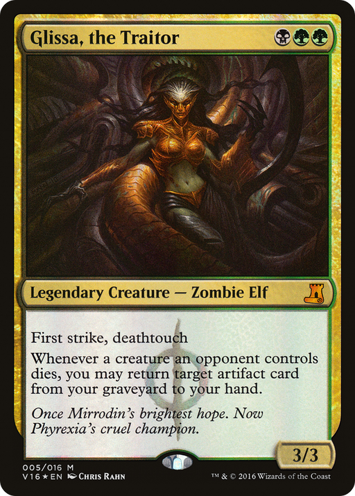 Glissa, the Traitor (V16-005) [Misc] From the Vault: Lore Foil MTG Single Wizards of the Coast